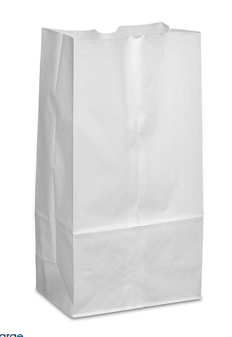 6# White Bags
