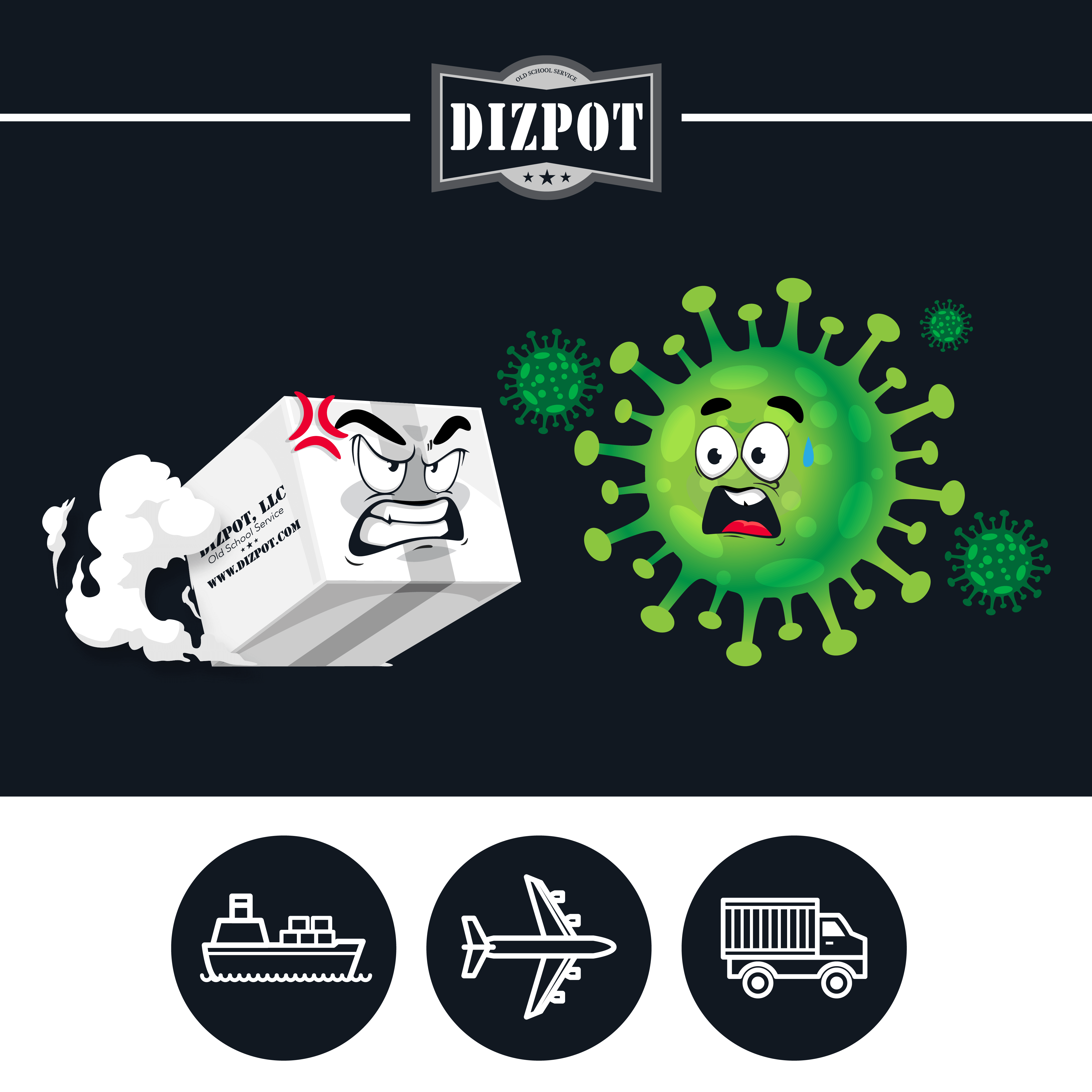 DIZPOT Shipping during Coronavirus